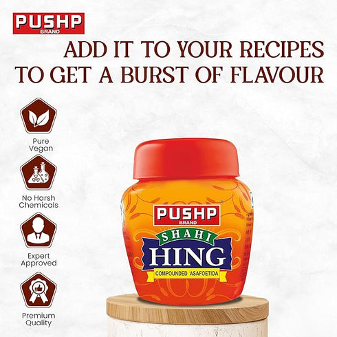 Pushp Brand Asafoetida Hing Jar